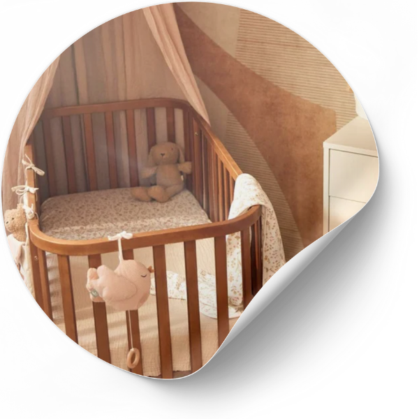 Comfortabele en zachte hoeslakens voor babybed, ledikant en peuterbed