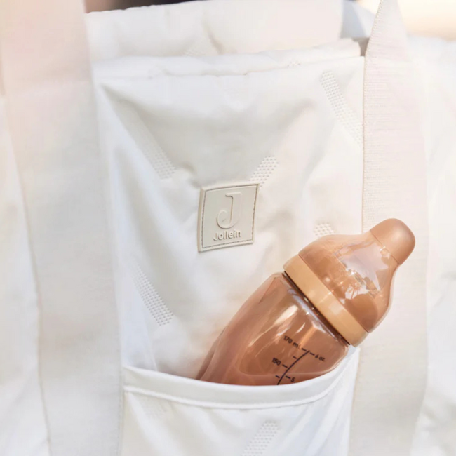 Stylish and practical Embossed Lily diaper bag – perfect for on the go