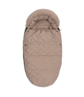Jollein Voetenzak buggy/kinderwagen Embossed | Milky Coffee