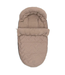 Zachte en stijlvolle voetenzak voor buggy of kinderwagen – Embossed Milky Coffee