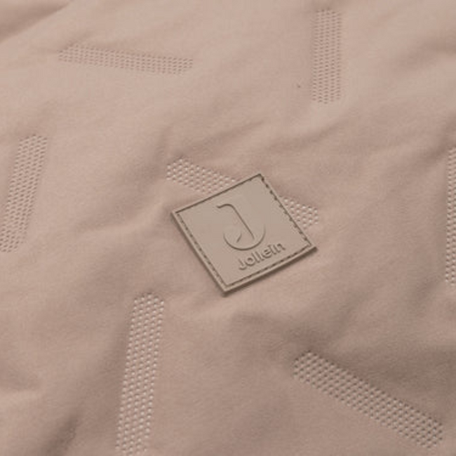 Soft and stylish footmuff for stroller or pushchair – Embossed Milky Coffee