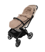 Zachte en stijlvolle voetenzak voor buggy of kinderwagen – Embossed Milky Coffee