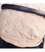 Zachte en stijlvolle voetenzak voor buggy of kinderwagen – Embossed Milky Coffee