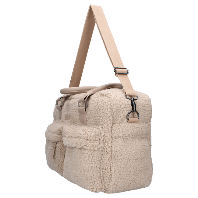 Care Diaper Bag Hello Little One in Beige – spacious teddy bag for on the go