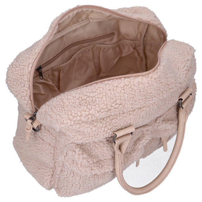 Care Diaper Bag Hello Little One in Beige – spacious teddy bag for on the go