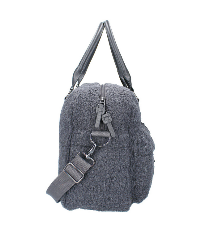Luiertas Care Hello Little One in grijs – ruime teddy tas voor onderweg