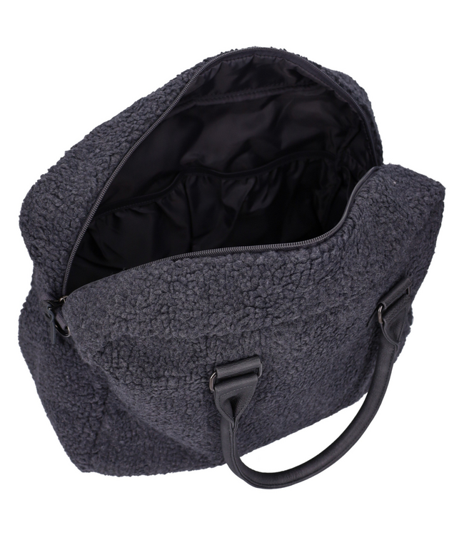 Luiertas Care Hello Little One in grijs – ruime teddy tas voor onderweg