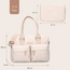 Care Diaper Bag Dream and Love in Beige – spacious teddy bag for on the go