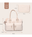 Luiertas Care Dream and Love in beige – ruime teddy tas voor onderweg