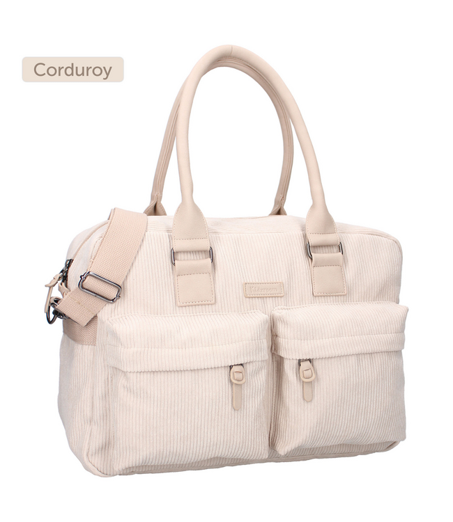 Luiertas Care Dream and Love in beige – ruime teddy tas voor onderweg
