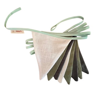 Guirlande en tissu faite main | Green love