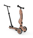 Kinderstep 2-in-1 Highwaykick 1 Push & Go in Mocha – om te duwen en te rijden, verstelbaar en veilig