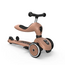 Kinderroller 2-in-1 Highwaykick 1 Push & Go in Mocha – schieb- und fahrbar, verstellbar und sicher