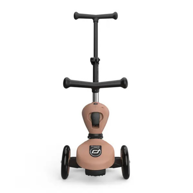 Kids Scooter 2-in-1 Highwaykick 1 Push & Go in Mocha – push and ride, adjustable and safe