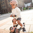 Kinderstep 2-in-1 Highwaykick 1 Push & Go in Mocha – om te duwen en te rijden, verstelbaar en veilig