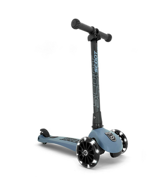 Scoot and Ride Kinderstep met led Highwaykick 3 | Steel