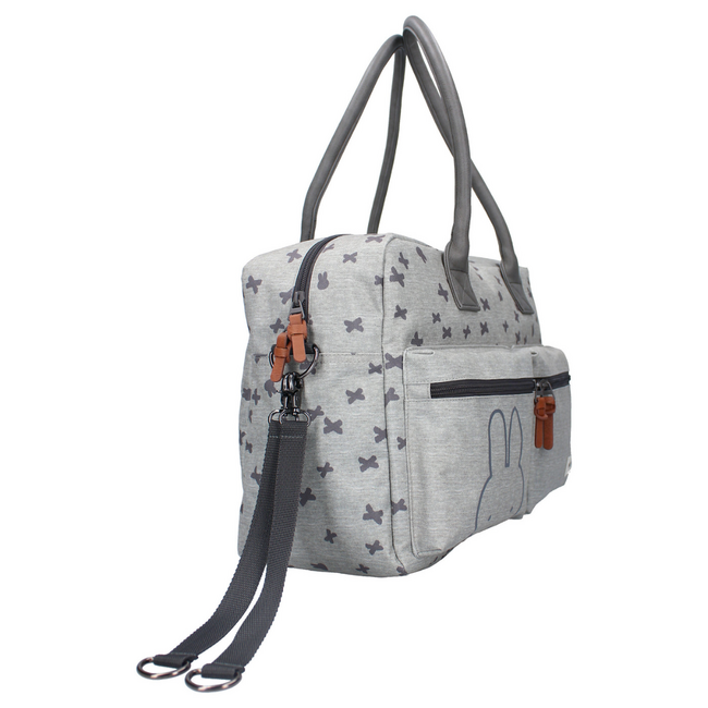 Miffy Diaper Bag in Grey – spacious and practical bag for on the go