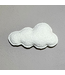 Wanddecoratie wolkenset met beertje op schommel – 2-delige set voor sfeervolle babykamer