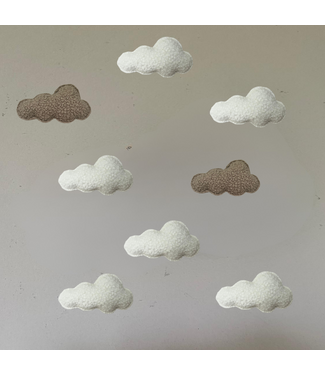 Wanddecoratie wolkenset  | 8-delig Wanddecoratie wolkenset  | 8-delig