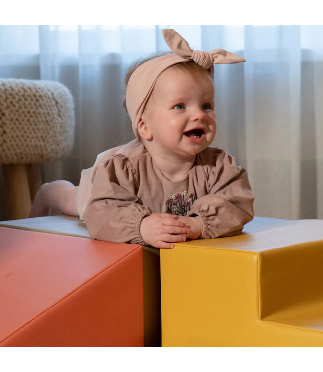 Foam blokken set mini Climbie in pastelroze – speel- en klimblokken voor peuters