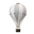 Super Balloon Decoratieve luchtballon maat S | Wit/ Licht grijs