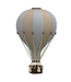 Decoratieve luchtballon maat L beige/lichtblauw – Handgemaakt accessoire van Super Balloon