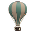 Decorative hot air balloon size L in mint and beige – unique nursery wall decoration