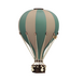 Decoratieve luchtballon maat L in mint en beige – unieke wanddecoratie voor de kinderkamer