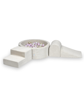 Mimii Ballenbak met 3 foamblokken – Corduroy | Beige