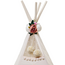 Sommet de tipi décoratif avec pivoines – Rose | Pour une chambre d’enfant ludique et chaleureuse