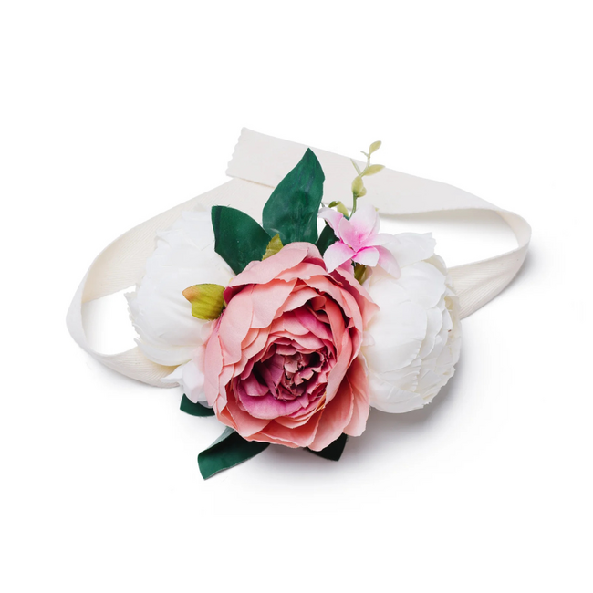 Sommet de tipi décoratif avec pivoines – Rose | Pour une chambre d’enfant ludique et chaleureuse