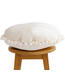 Decoratief sierkussen met pompoms – Ecru | Zacht en stijlvol
