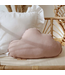 Wolkenkussen van linnen – Poeder roze | Zacht en stijlvol voor kinderkamer of speelhoek