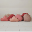 Cloud cushion made of linen – Powder pink | Soft and stylish for kids’ room or play area