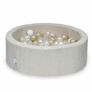 Mimii Ball Pit with Corduroy 200 Balls | Beige