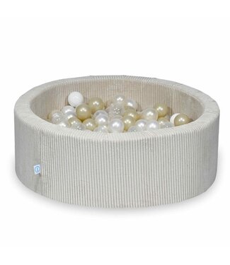 Mimii Ballenbak met 200 ballen corduroy | Beige