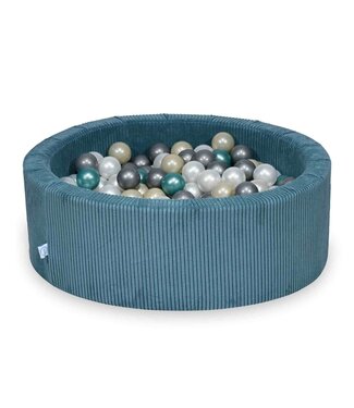 Mimii Ballenbak met 200 ballen corduroy | Blauw