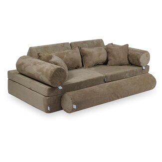 Mimii Banc Montessori luxe pour enfant en velours côtelé | Toffee