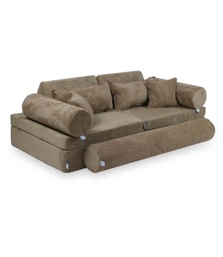 Mimii Luxe montessori  kinderbank corduroy | Toffee