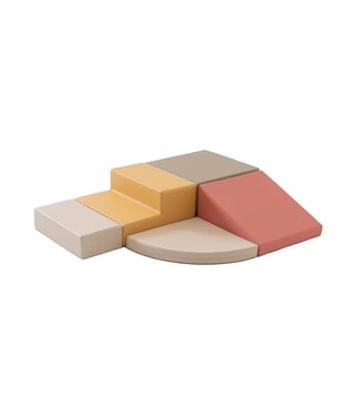 IGLU Softplay Foam blokken set Corner | Pastel pink
