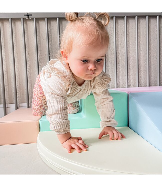 Foam blokken set corner pastel kleuren – zachte en kleurrijke blokken voor creatief spel en motorische ontwikkeling