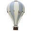 Decorative hot air balloon in cream and mint tones for a charming interior
