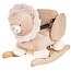 Rocking lion toy in beige – Soft, safe, and fun for kids