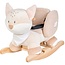 Rocking fox toy Flo in beige – Soft, safe, and fun for kids