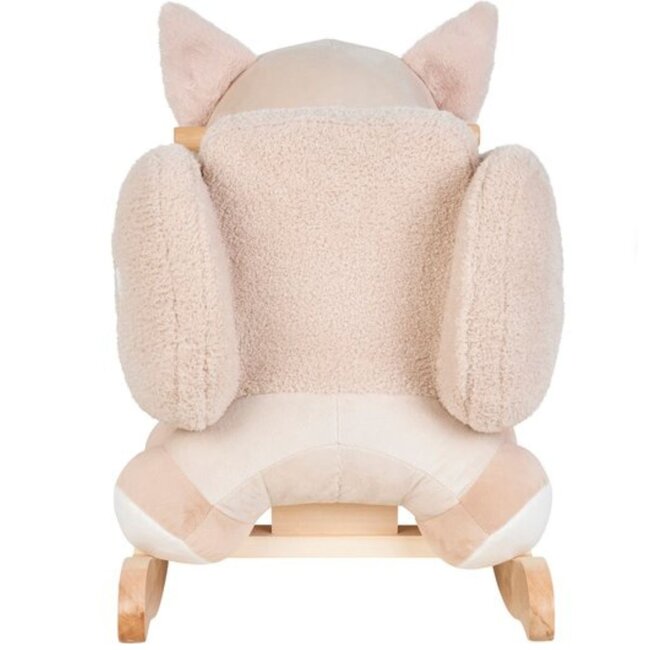 Rocking fox toy Flo in beige – Soft, safe, and fun for kids