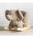 Schommeldier olifant in taupé – Zacht, veilig en leuk voor jonge kinderen