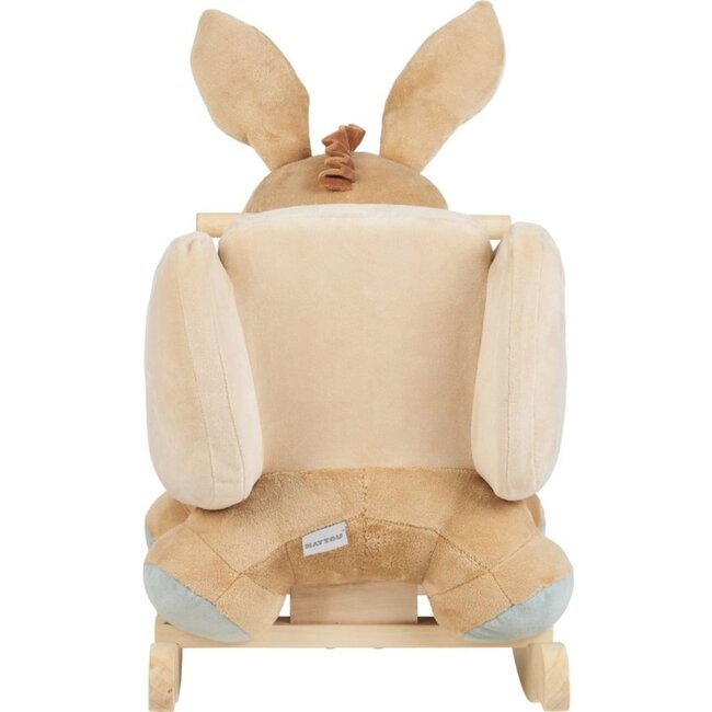 Wackeltier Esel in Beige – Weich, sicher und spaßig für Kinder