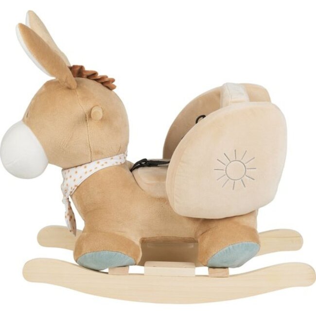 Animal à bascule âne en beige – Doux, sûr et amusant pour les enfants