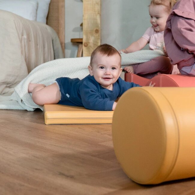 Softplay foam blokken set in pastel pink – stimuleert motoriek en creativiteit