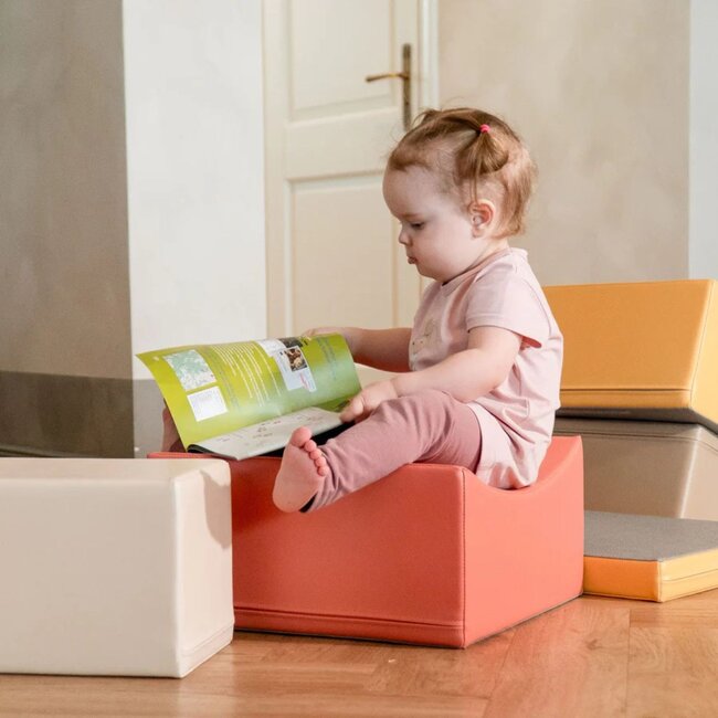 Blocs en mousse Adventurer – rose pastel pour des jeux actifs et sécurisés